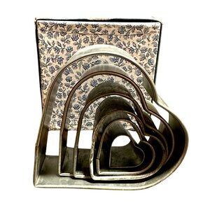 Vintage Tin Wilton Heart Biscuit Cutter Metal Dated 1976 #610-148 Original Box